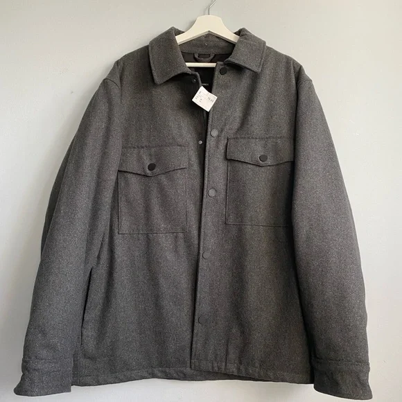 Grey H&M Wool Shacket/Jacket THICK - Picture 1 of 3